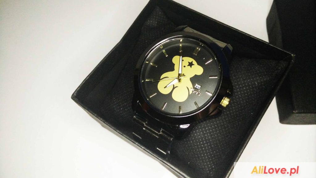 Czarno-złoty zegarek Tous AliExpress