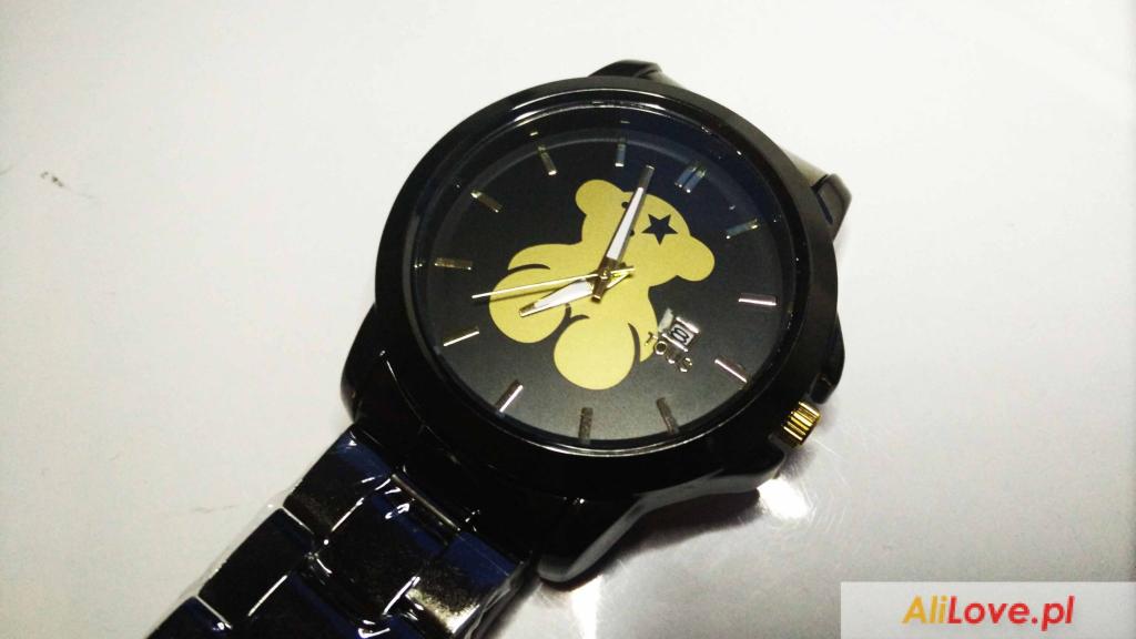 Czarno-złoty zegarek Tous AliExpress