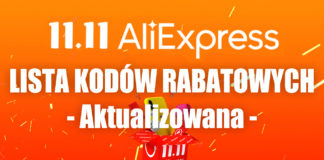 11.11 aliexpress 2020 lista kuponów kodów rabatowych promocji alilove