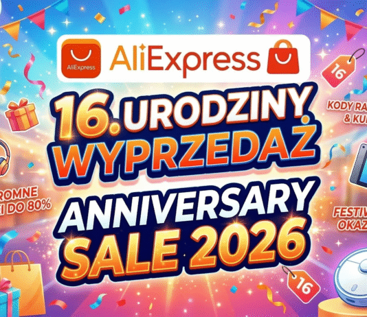 AliExpress 16 urodziny wyprzedaż kody rabatowe